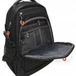 ORTHOPEDIC BACKPACK SAFARI WITH COMPUTER COMPARTMENT, BLACK, 8-11 CLASSES - image-0